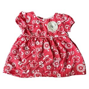 Maggie & Zoe Floral Pink‎ Dress, SIZE 12 MONTHS
